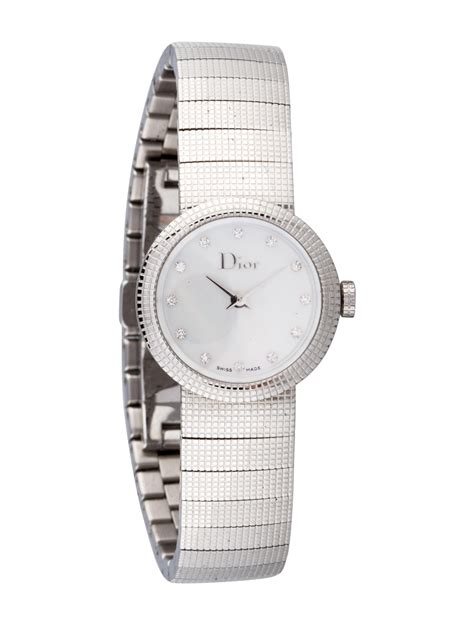 dior diamond baby d watch patent leather|Dior Baby D Diamond Ladies Watch CD042111M002 .